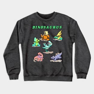 dinosaurus friends Crewneck Sweatshirt